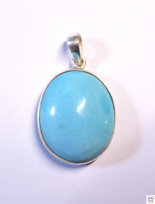 Edelsteinanhänger Türkis, Silber 925