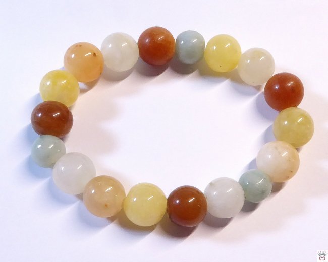 Armschmuck Kugelarmband Jaspis-Mix mit Jade