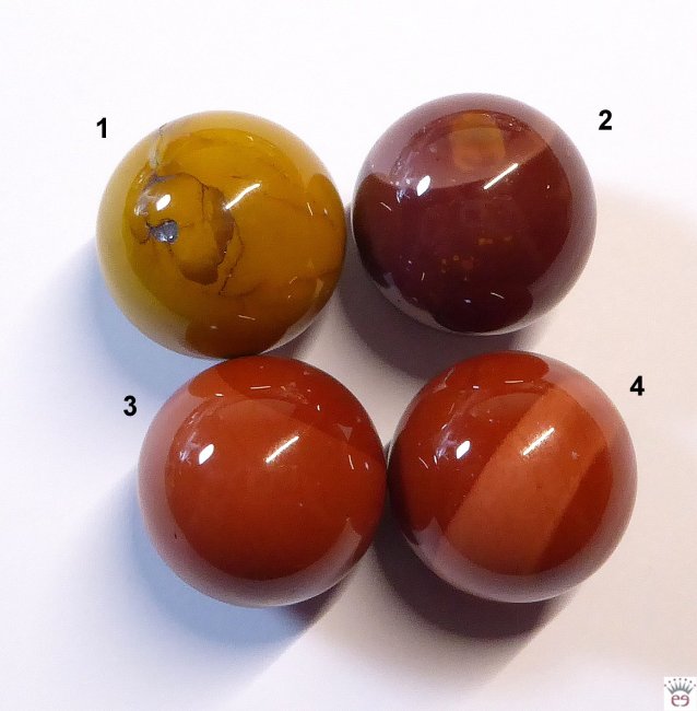 Edelsteinkugel Mookait, ungebohrt, ca. 20mm