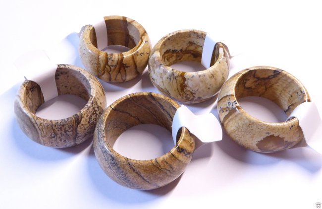 Edelsteinring Landschaftsjaspis