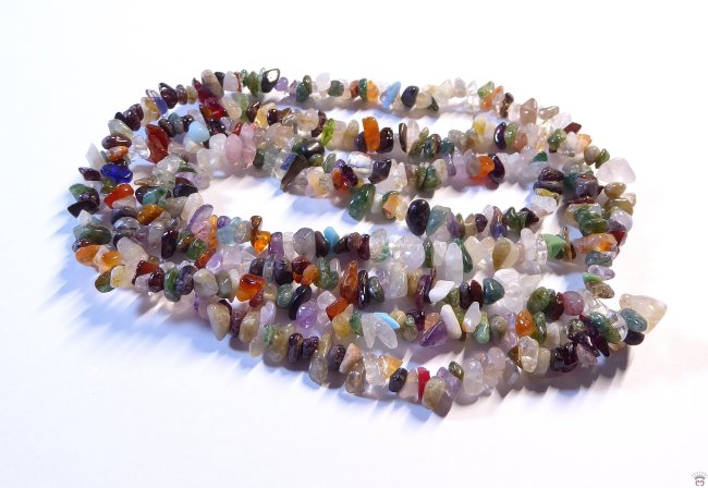 Edelsteinkette Splitterkette, Multicolor