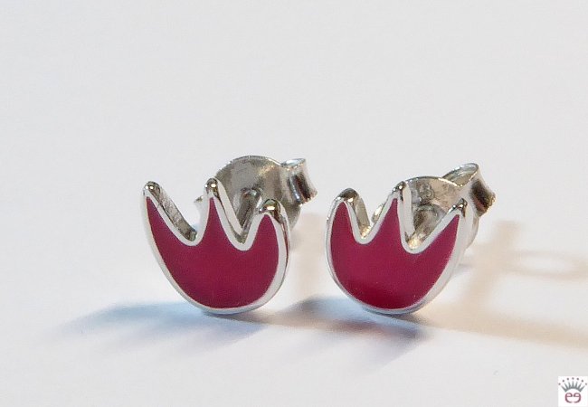 Silberohrstecker Krönchen, Kinderschmuck