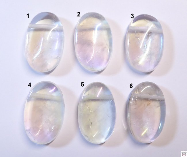 Edelstein Anhänger Linsenstein Angel Aura