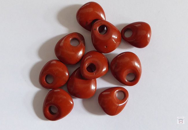 Jaspis rot-Anhänger, GoGo oval