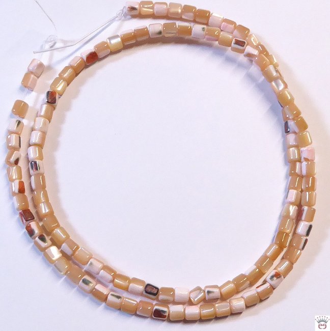Muschelperlenstrang, Light Peach