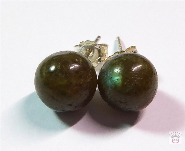 Silberohrstecker Labradorit