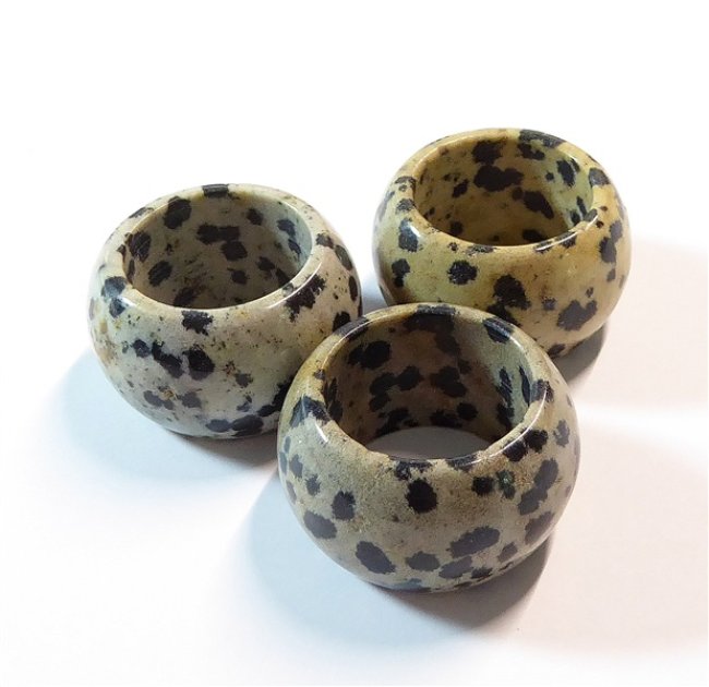 Edelsteinring Dalmatinerjaspis