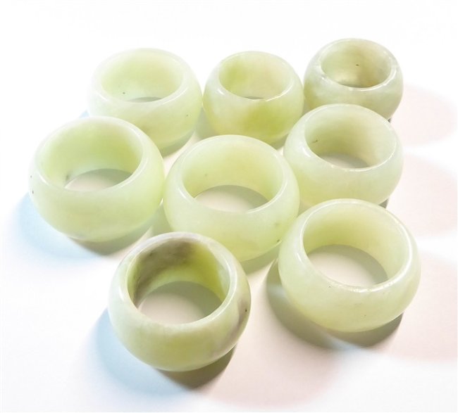 Edelsteinring Serpentin