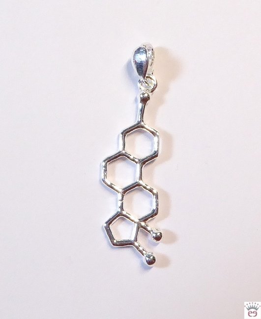 Silberanhänger Östrogen