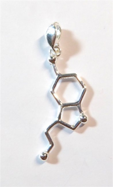 Silberanhänger Serotonin