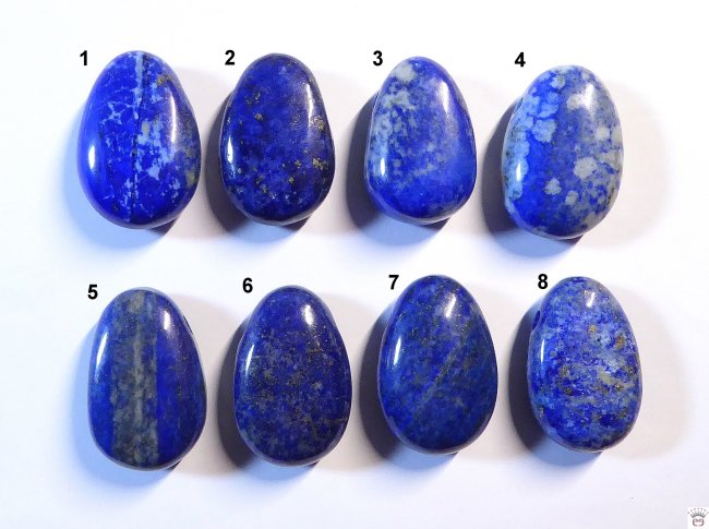 Edelsteinanhänger Lapislazuli, Trommelstein