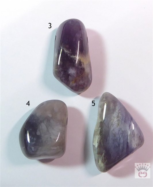 Lavendel Chalcedon Trommelstein