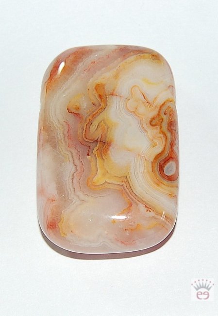 Edelstein Anhänger Crazy Lace Achatrechteckig