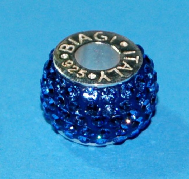 Silberbead Swarovski Kristalle
