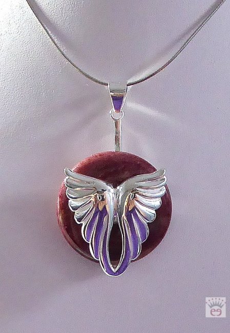 Donuthalter "Engelsflügel", Silber 925