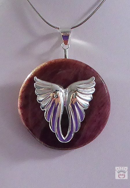 Donuthalter "Engelsflügel", Silber 925