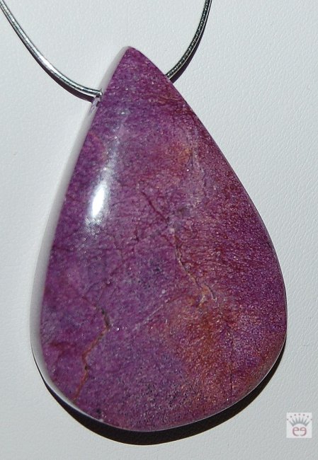 Edelsteinanhänger Stichit, Tropfenform