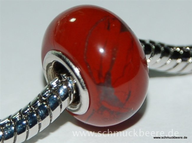 Jaspis rot - Edelsteinbead