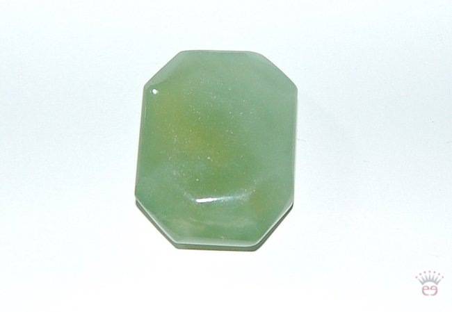 Achteckiger Flatstone aus Serpentin