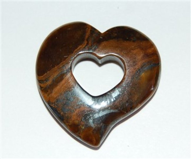 Herz in Herz-Anhänger, Tigereisen