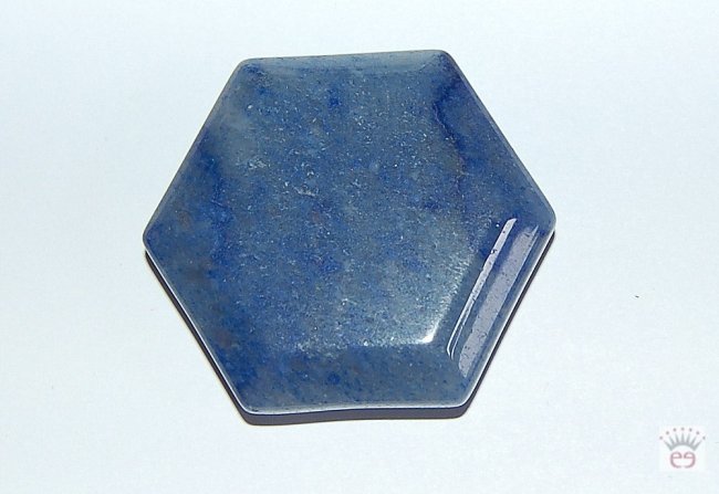 Blauquarz - Hexagon aus Stein