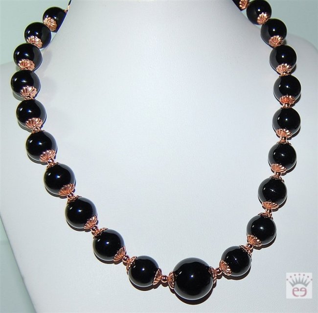 Edelsteinkette Onyx