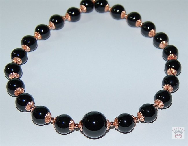 Edelsteinkette Onyx