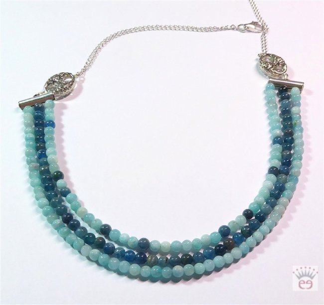 Edelsteinkette Amazonit, Apatit