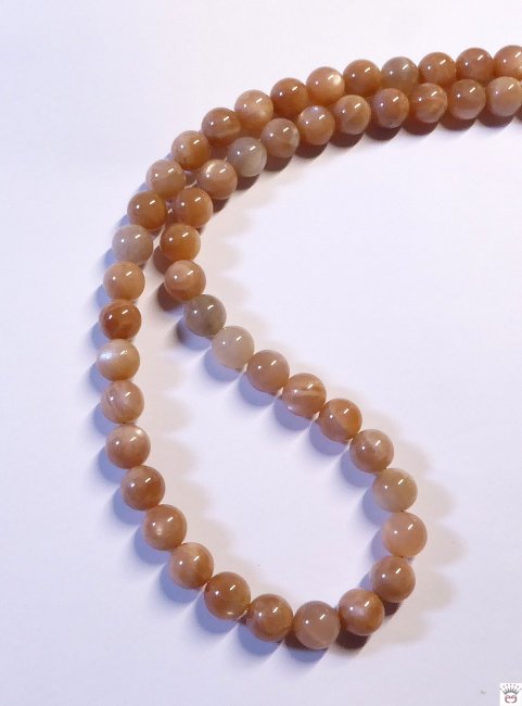 Edelsteinkette Sonnenstein, 8mm