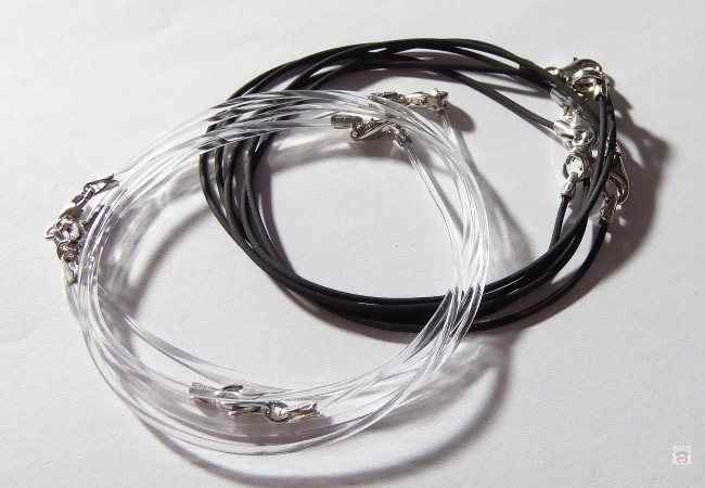 Kautschukarmband 1,2 mm in transparent