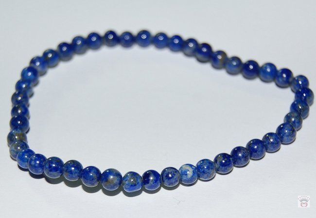 Armschmuck Kugelarmband Lapislazuli, ca. 4 mm