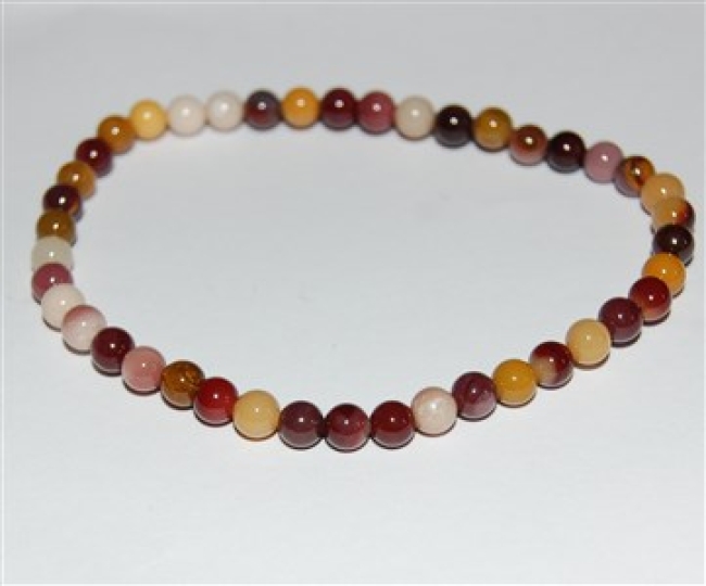 Armschmuck Kugelarmband Mookait, ca. 4 mm