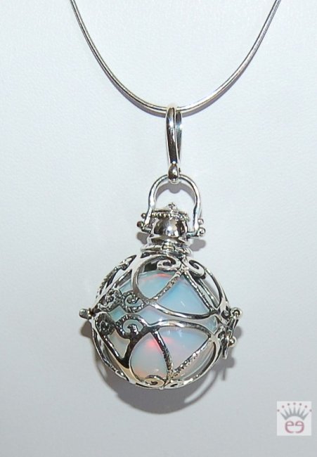 Kugelhalter aus Silber - Beispiel