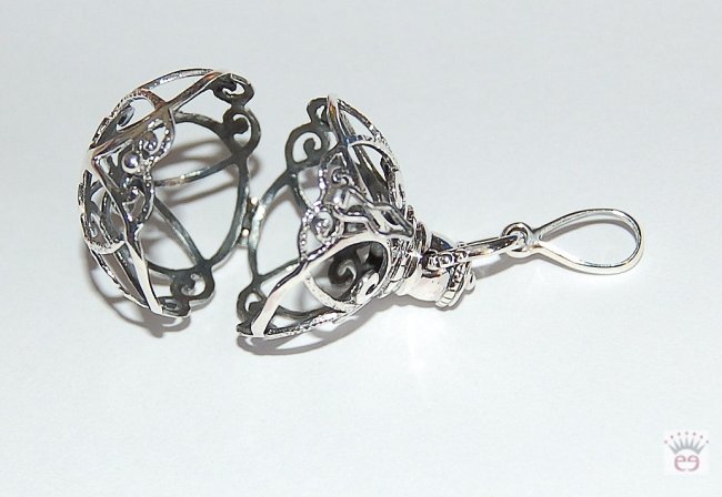 Kugelhalter aus Silber