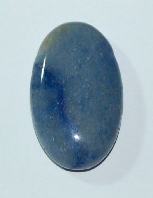 Edelstein Anhänger Linsenstein Blauquarz