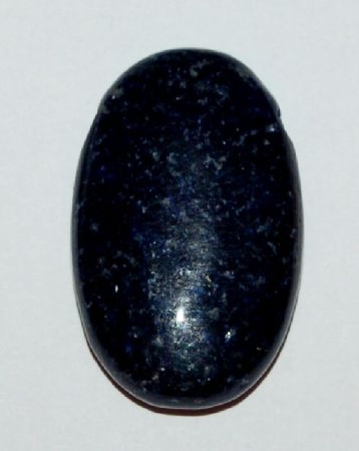 Edelstein Anhänger Linsenstein Lapislazuli