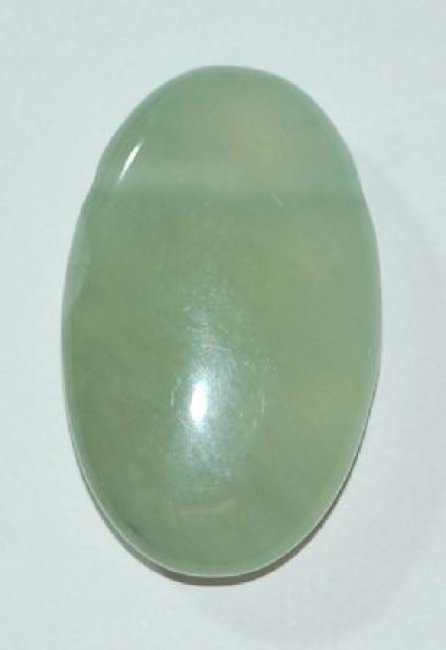 Edelstein Anhänger Linsenstein Serpentin