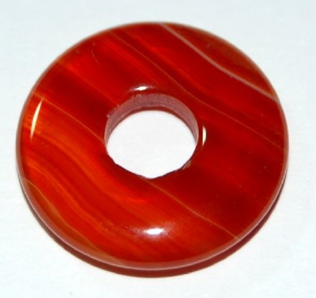 Donut Karneol, ca. 15 mm
