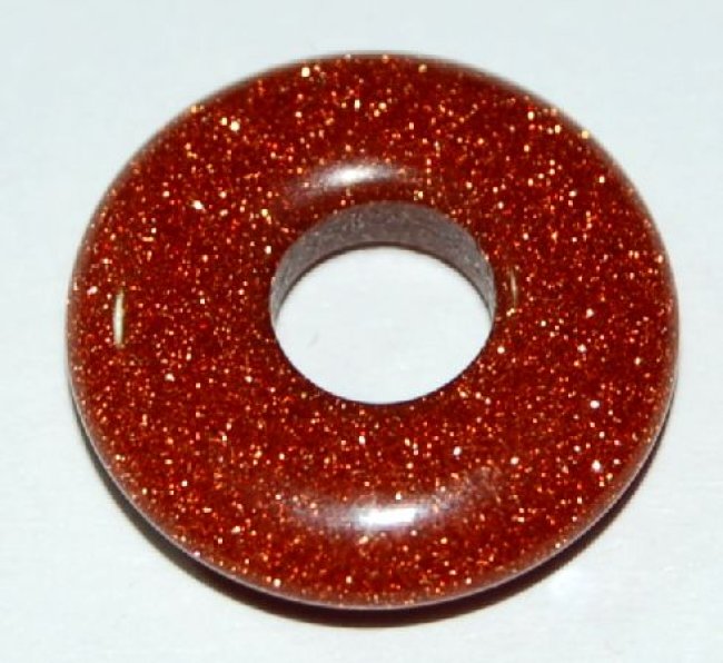 Donut Goldfluss, ca. 15 mm