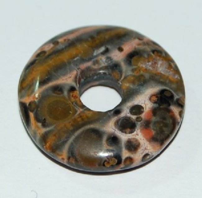 Donut Leopardenjaspis, ca. 15 mm