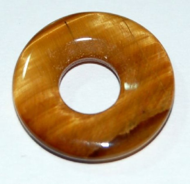 Donut Tigerauge, ca. 15 mm
