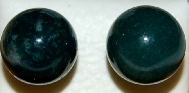 Silberohrstecker Moosachat