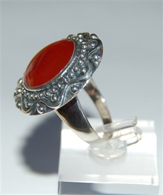 Silberring Rauchquarz