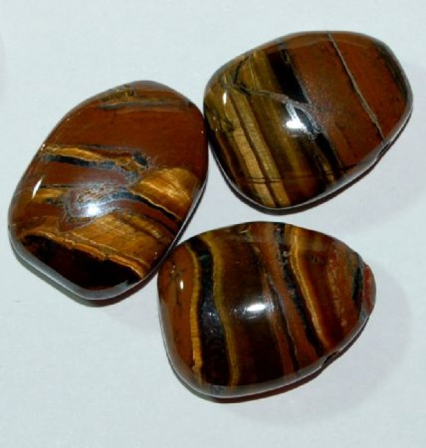 Edelsteinanhänger Tigerauge, Tropfen