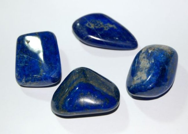 Edelstein Lapislazuli, Trommelstein ungebohrt