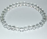 Armschmuck Kugelarmband Bergkristall, ca. 6 mm